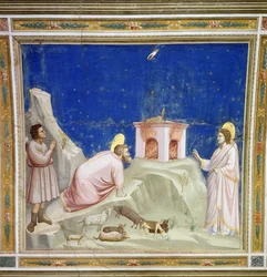 Le sacrifice de Joachim, c.1305
